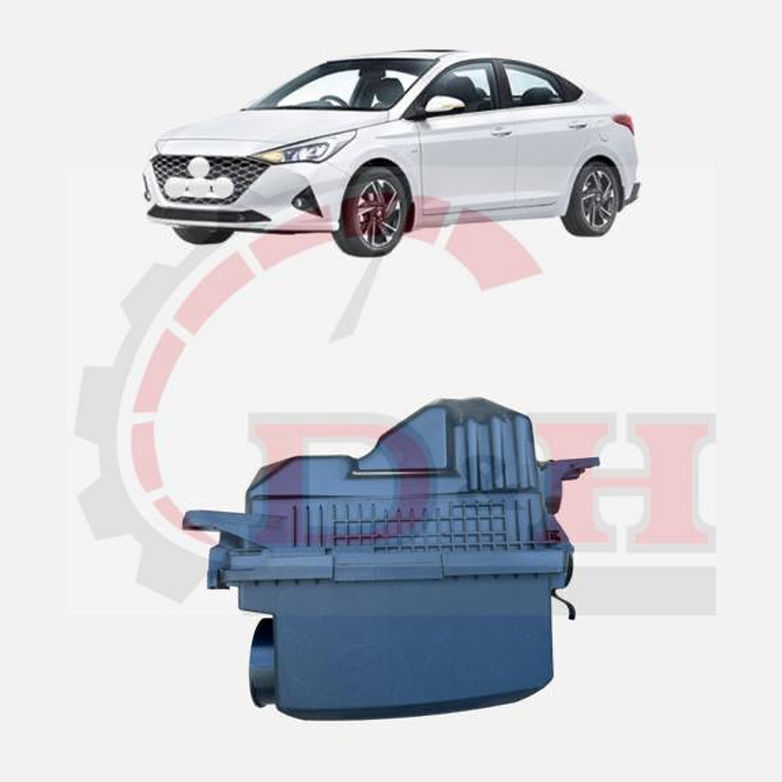 PORTA FILTRO AIRE COMPATIBLE HYUNDAI ACCENT HCI 2021-2023 1