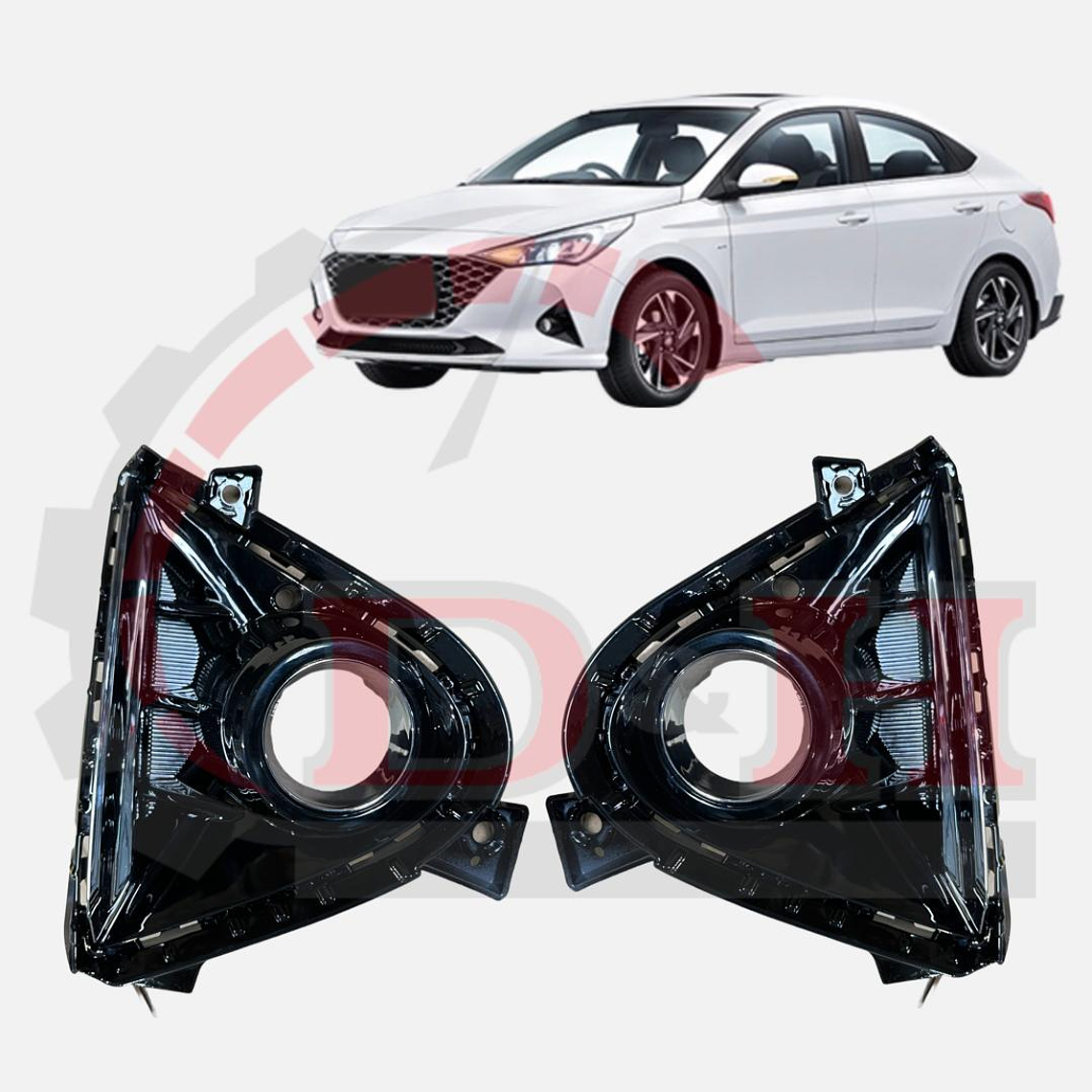 PAR BISELES NEBLINERO COMPATIBLE HYUNDAI ACCENT HCI 2021-2023 1