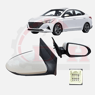 ESPEJO DERECHO COMPATIBLE HYUNDAI ACCENT HCI 2021-2023