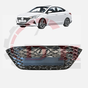 MASCARA DELANTERA COMPATIBLE HYUNDAI ACCENT HCI 2021-2024