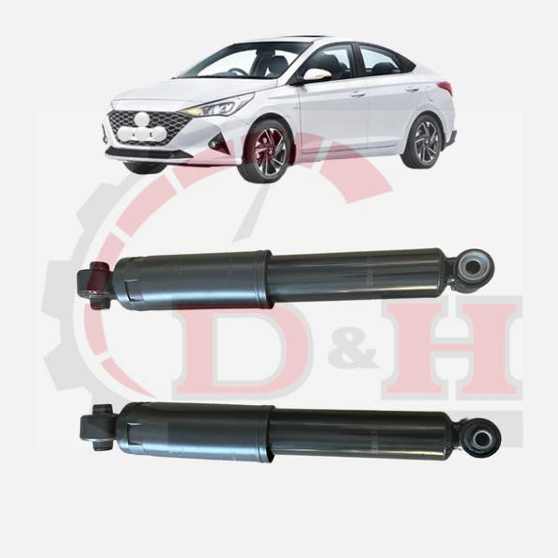 PAR AMORTIGUADORES TRAS COMPATIBLE HYUNDAI ACCENT HCI 2021-2023 1