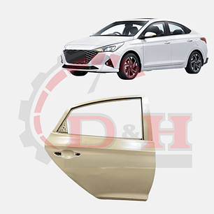 PUERTA TRASERA DERECHA COMPATIBLE HYU ACCENT HCI 2021-2023