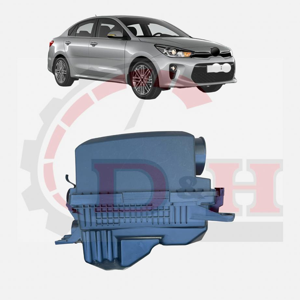 PORTA FILTRO AIRE COMPATIBLE KIA RIO 4-5 2018-2023 1