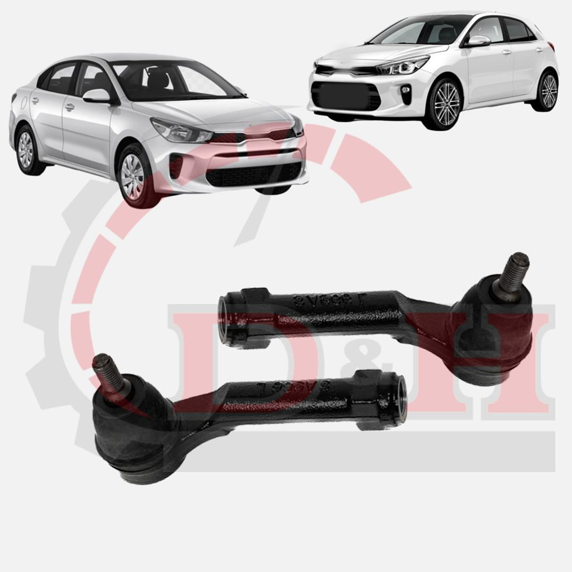 PAR TERMINALES DE DIRECCION COMPATIBLE KIA RIO 2018-2023 1