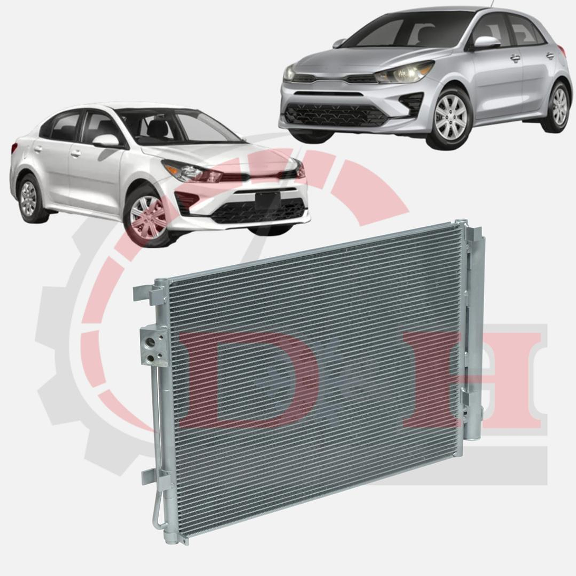 CONDENSADOR DE A/C COMPATIBLE KIA RIO 4-5 2018-2023 1