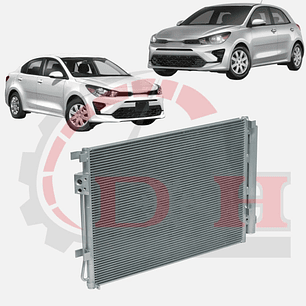 CONDENSADOR DE A/C COMPATIBLE KIA RIO 4-5 2018-2023