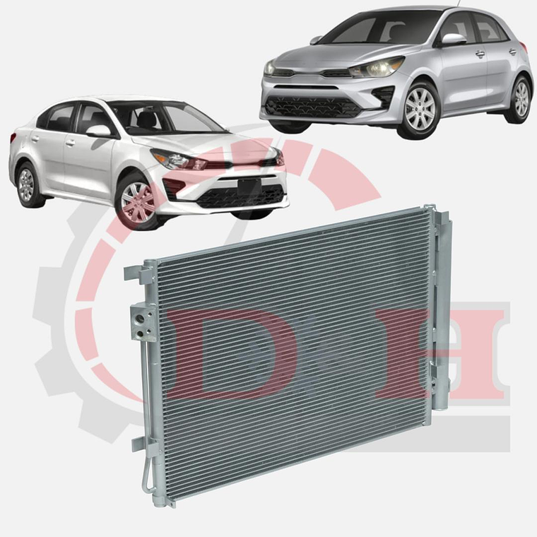 CONDENSADOR DE A/C COMPATIBLE KIA RIO 4-5 2018-2023 1