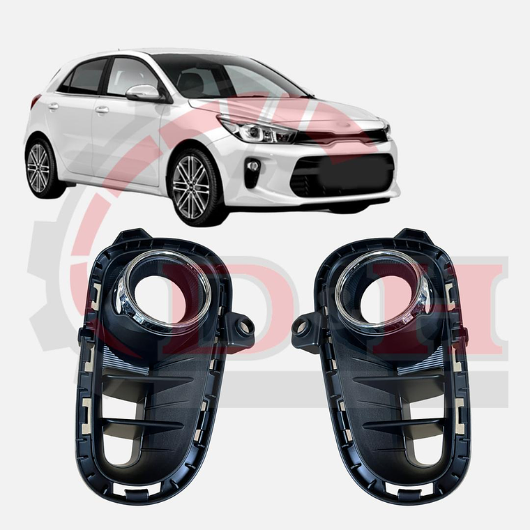 PAR BISEL DE NEBLINERO COMPATIBLE KIA RIO 4-5 2018-2023 1