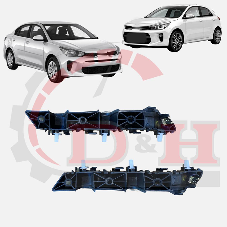 PAR MENSULAS DELANTERAS COMPATIBLE KIA RIO 4-5 2018-2023 1