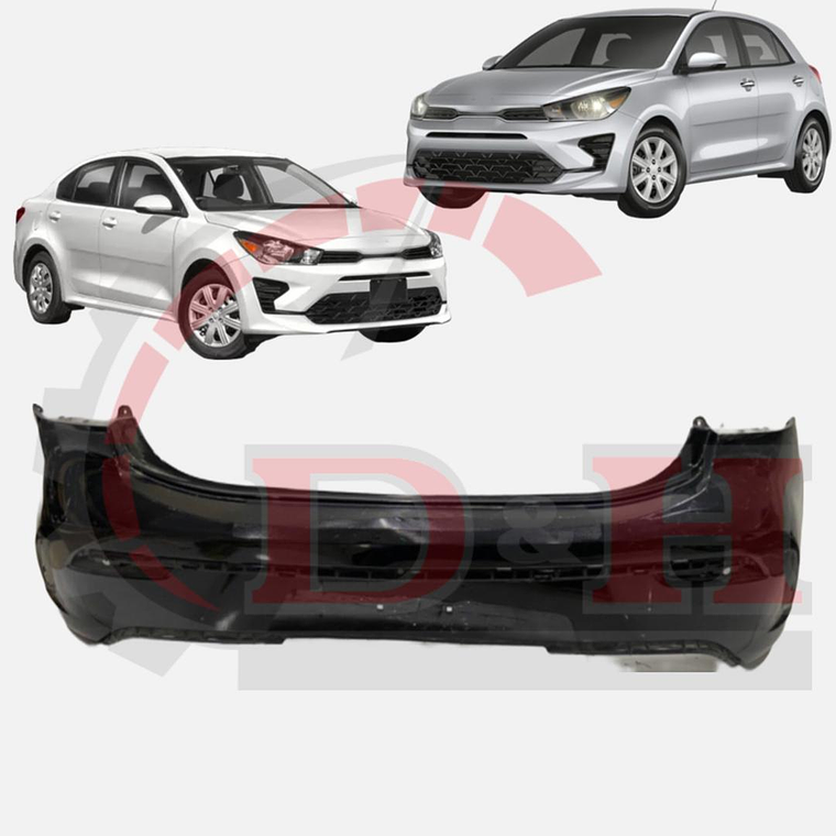 PARACHOQUE TRASERO COMPATIBLE KIA RIO 5 2020-2023 1