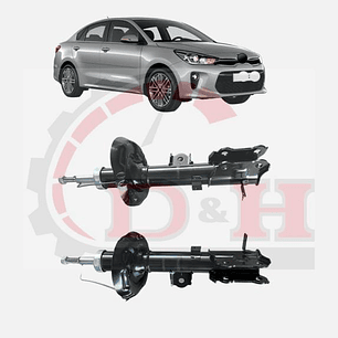PAR AMORTIGUADORES DEL COMPATIBLE KIA RIO 4-5 2018-2023