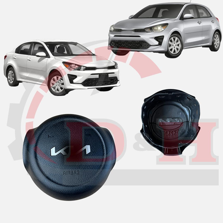 TAPA AIRBAG COMPATIBLE KIA RIO 4-5 2018-2024 1