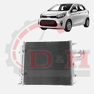 CONDENSADOR DE A/C COMPATIBLE KIA MORNING 2018-2023