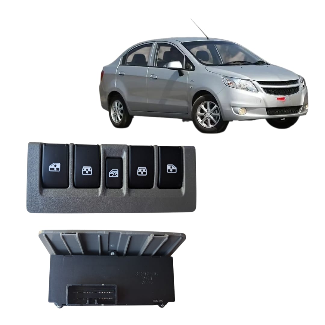 BOTONERA ALZA VIDRIO CHEVROLET SAIL CENTRAL (11PINES)