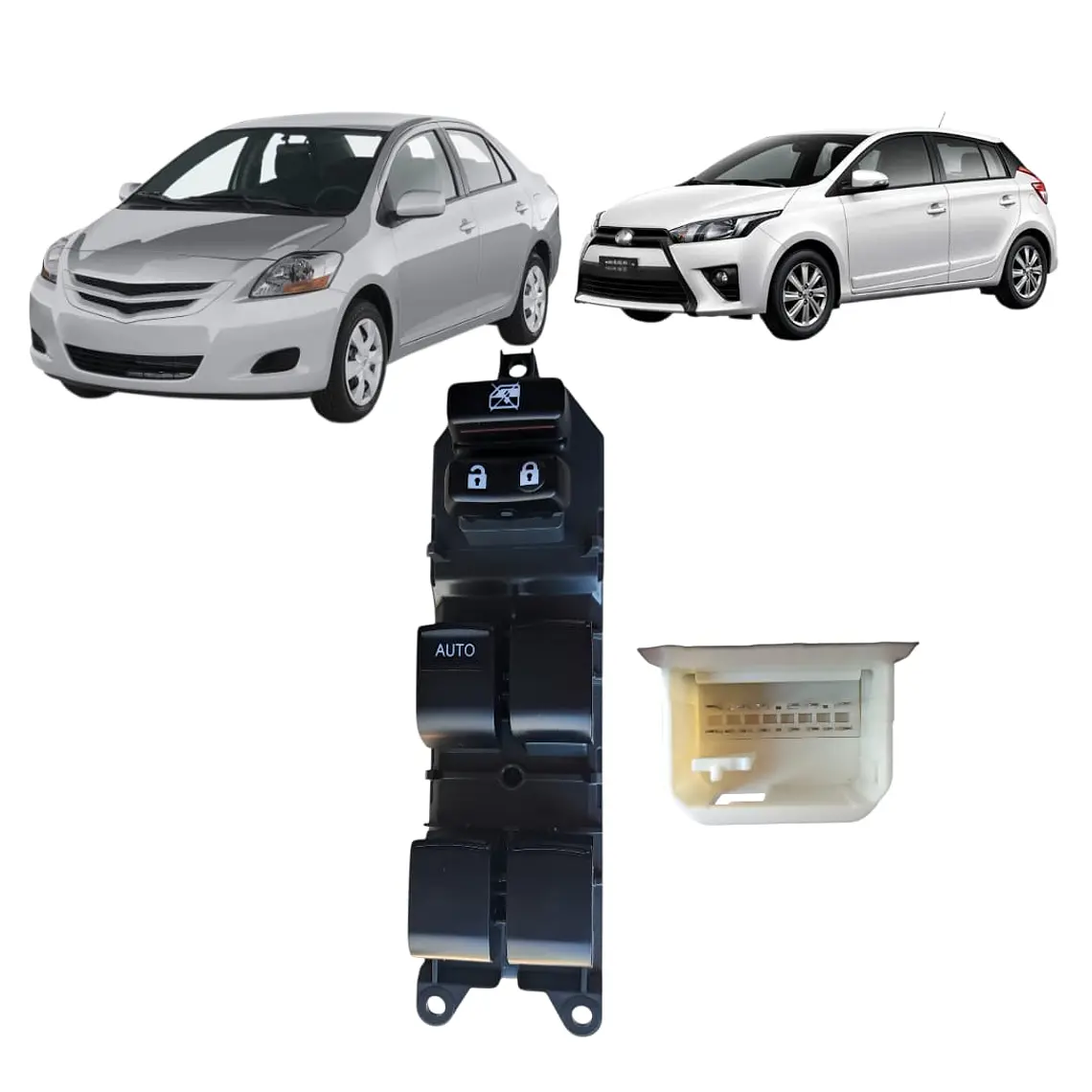 Botonera principal compatible toyota yaris 2007-2018 1