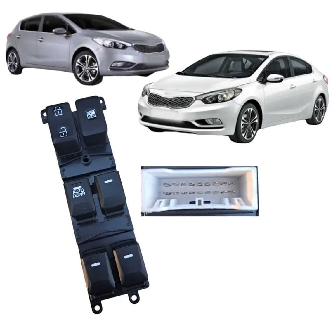 Botonera princ compatible kia cerato 2013-2018 /a72 1