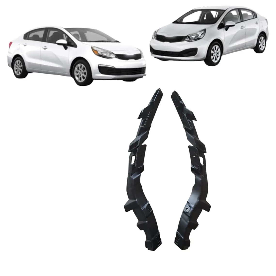 Par guías optico compatible kia rio 4 2012-2017 /1w0 1