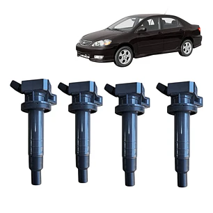 jgo 4 boibnas originales compatible con toyota corolla 1.6 2002-2008