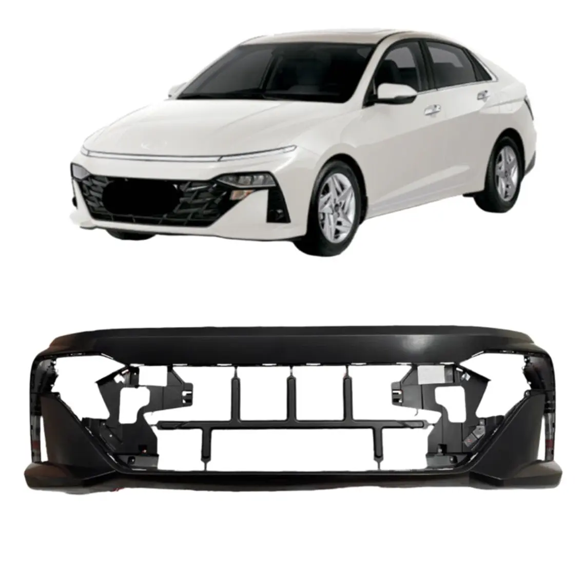Parachoque Del Compatible Hyu Accent All New 2024-2025 /ay 1