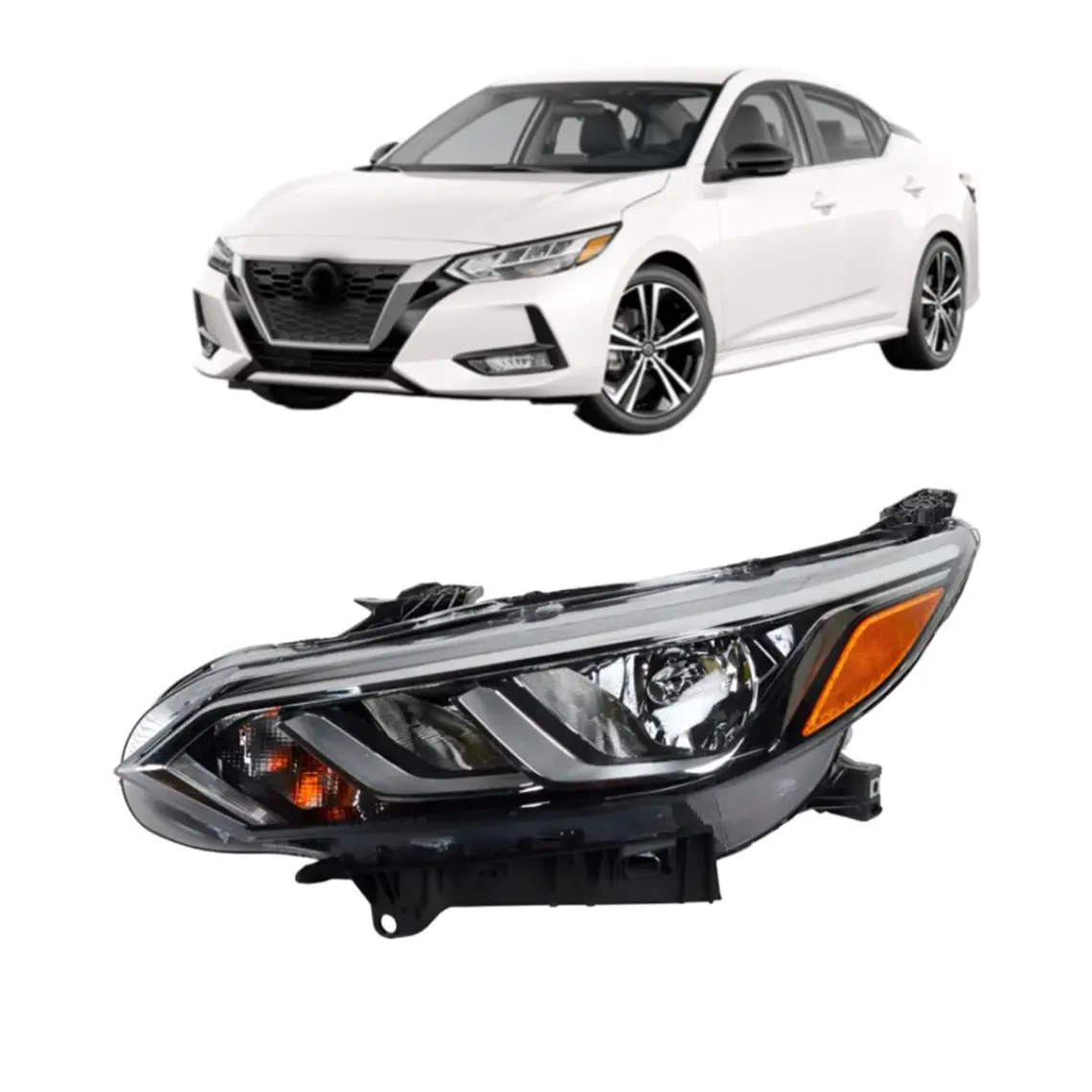 Optico Izquierdo Compatible Nissan Sentra 2020-2025 1