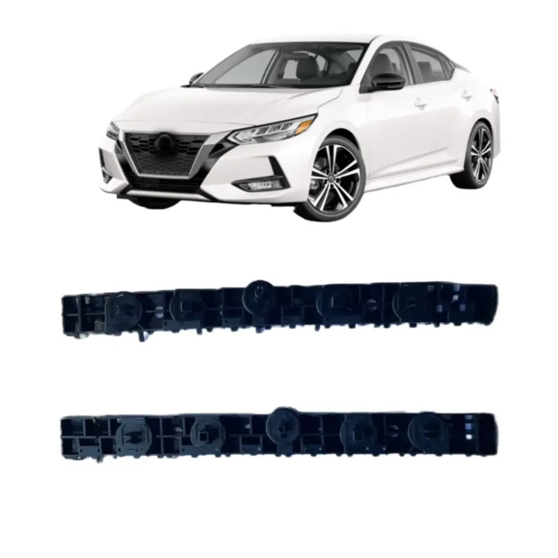 Par Mensulas Traseras Compatible Nissan Sentra 2020-2025 /6l 1