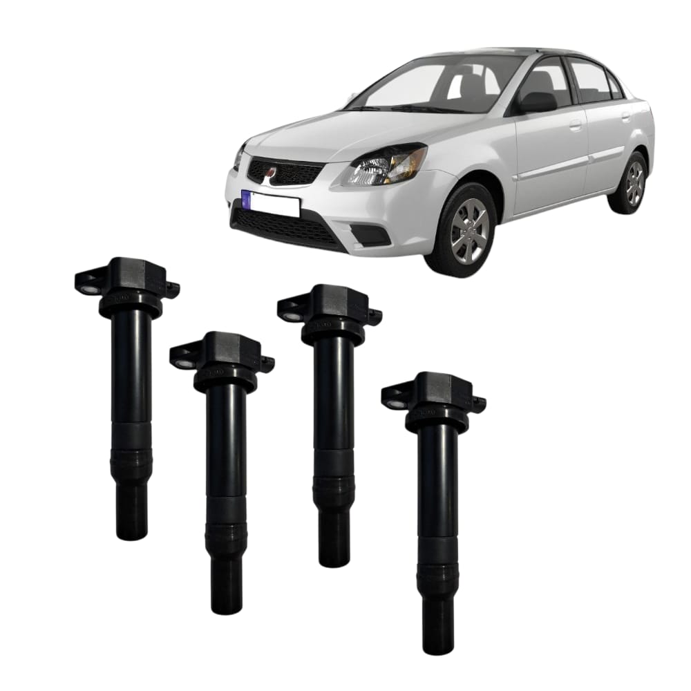 Bobinas Encendido Kia Rio Jb 1.6 2006-2011 G4ed Kit 4 Pzas