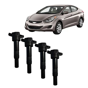 Jgo 4 Bobinas Orig Compatible Hyun Elantra 1.8 2011-2016 /2e