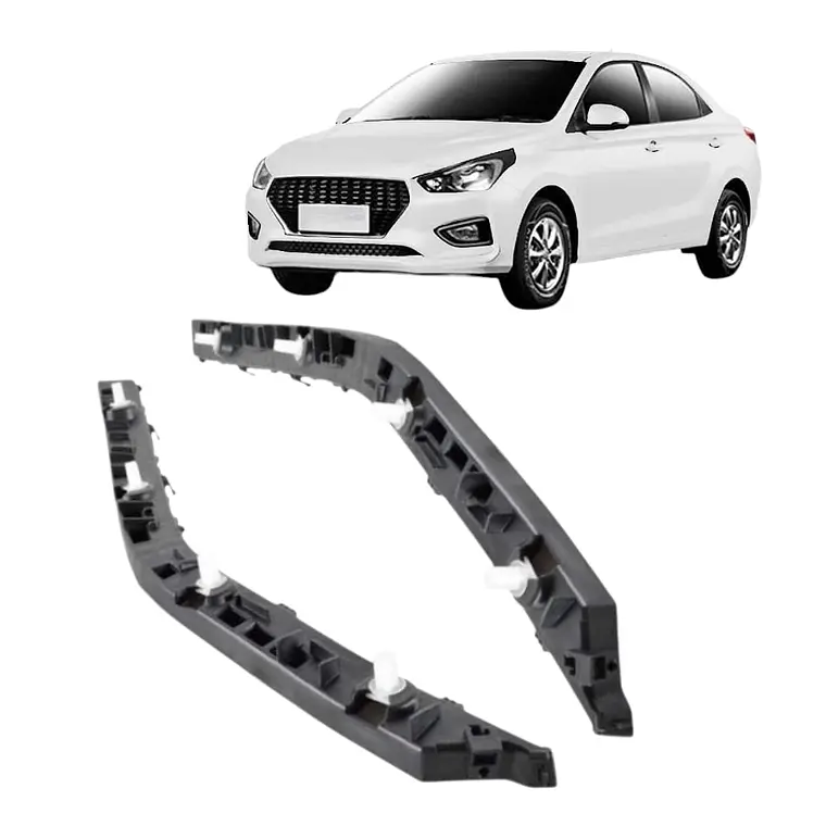 Par Ménsulas Traseras Compatible Hyundai Verna 2020-2023 /d0 1