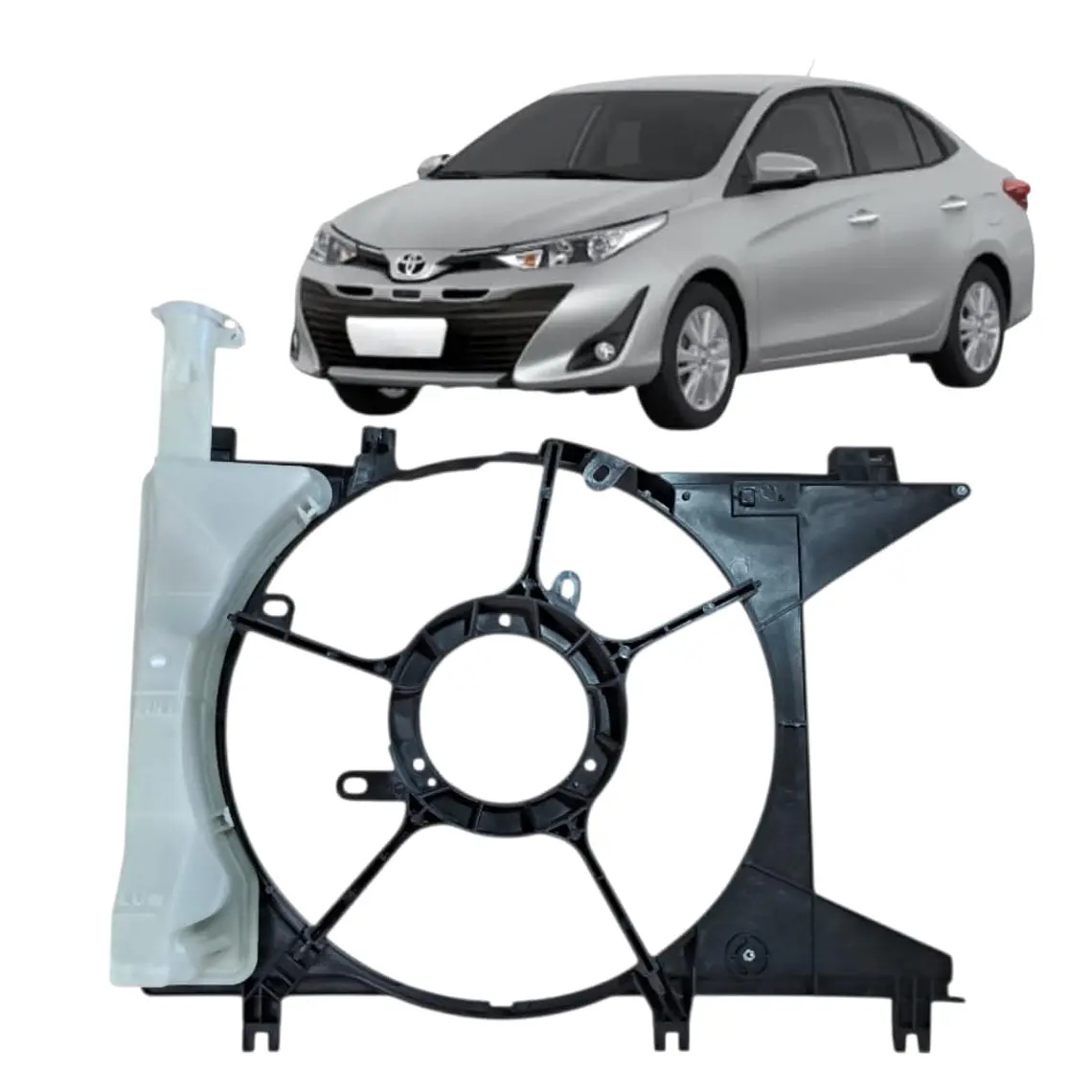 Embudo + Deposito Compatible Toyota Yaris 2018-2023 1