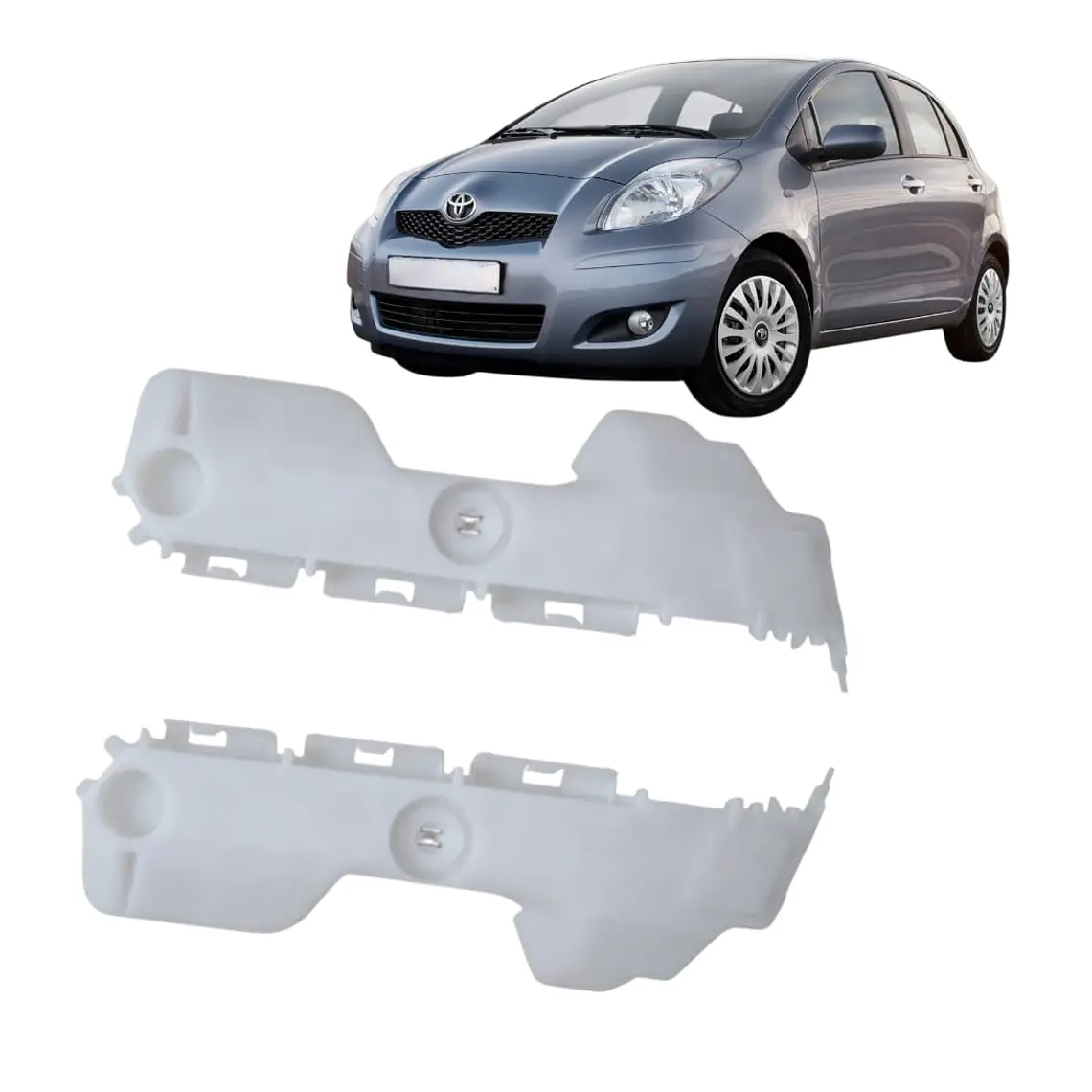 Par Ménsulas Trasera Compatible Toyota Yaris Sport 2006-2011 1
