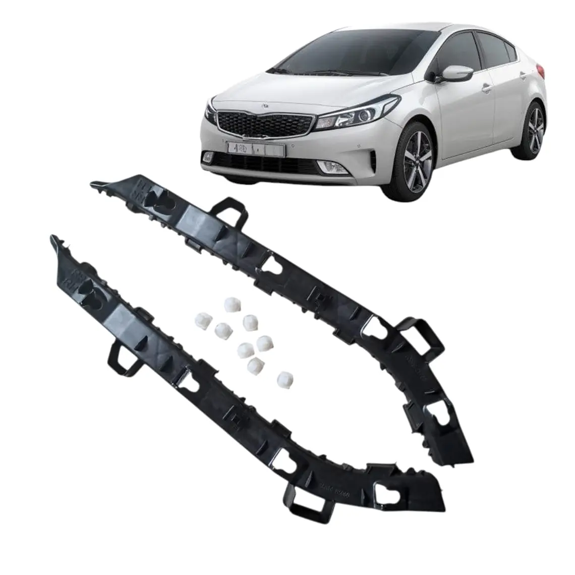 Par Ménsulas Traseras Compatible Kia Cerato 2014-2018 /a7 1
