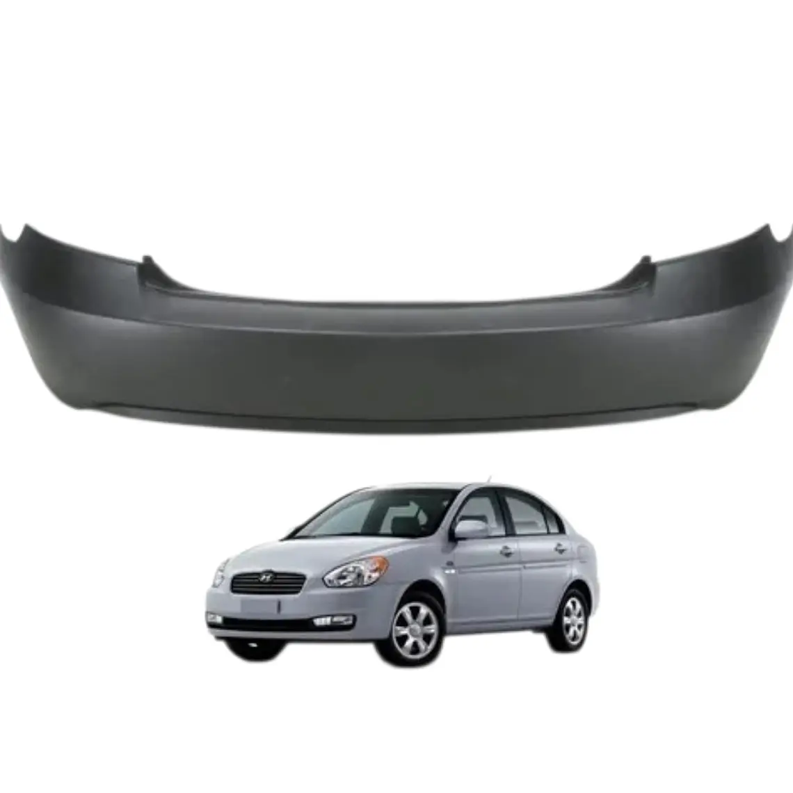 parachoque tras compatible hyund new accent 2011-2006 /1E 2