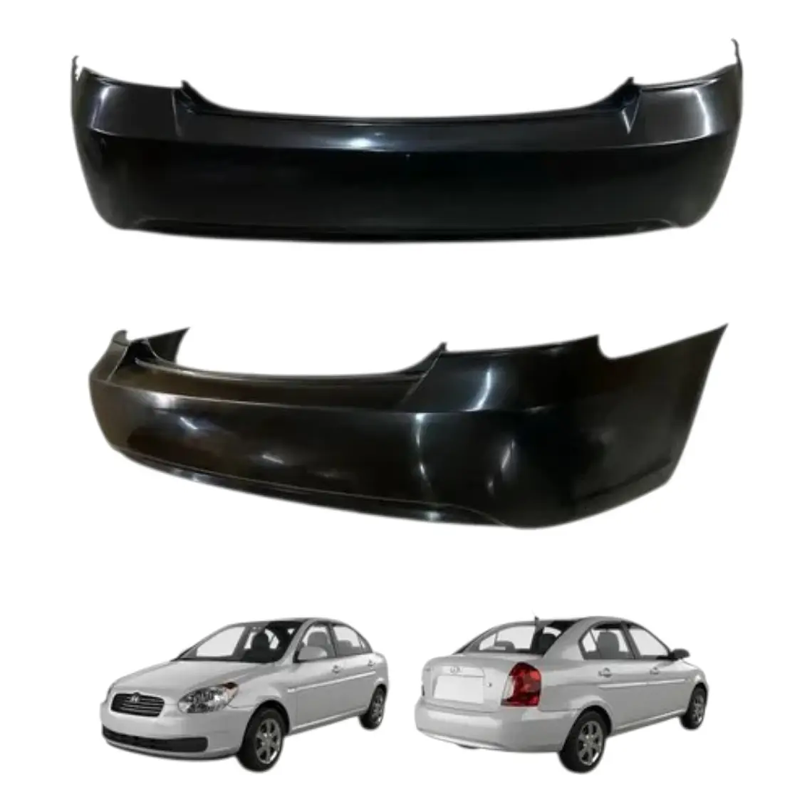 parachoque tras compatible hyund new accent 2011-2006 /1E 1