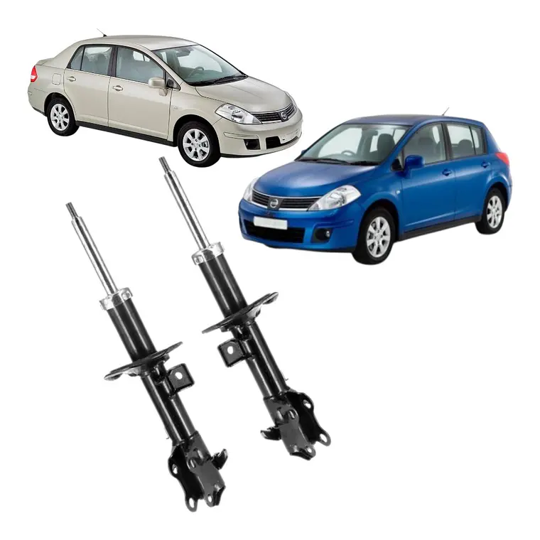 Par Amortiguadores Del. Compatible Nissan Tiida 2006-2018 1