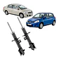 Par Amortiguadores Del. Compatible Nissan Tiida 2006-2018 - Miniatura 1
