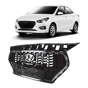 Mascara Central Cromada Compatible Hyu Verna 2020-2023 