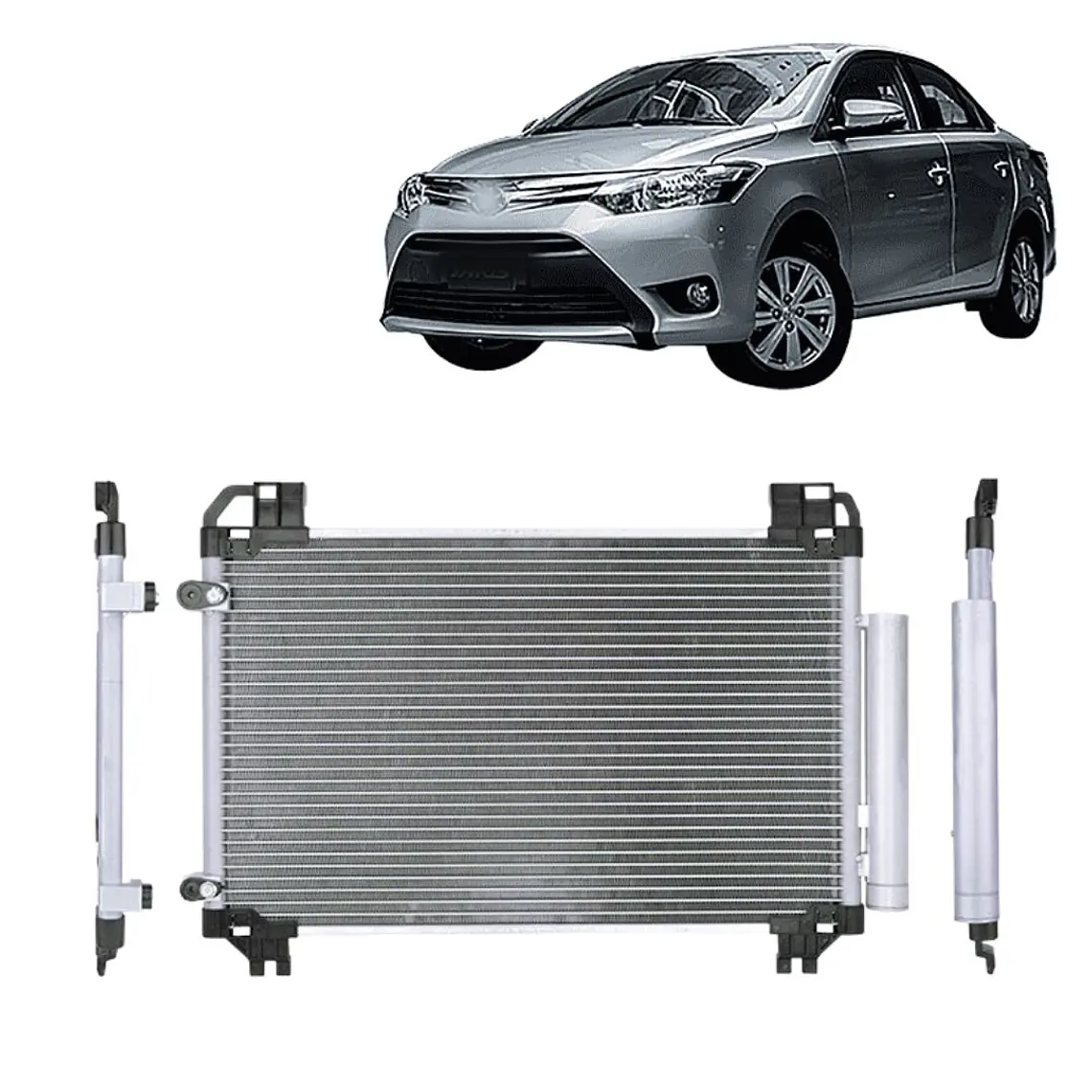 Condensador Aire A/c Compatible Toyota Yaris 2014-2017 1