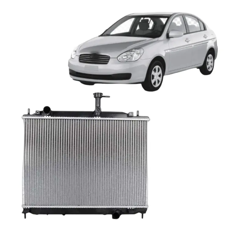 Radiador Motor Mecanico Cdri Compatible Hyu Accent 2006-2011 1