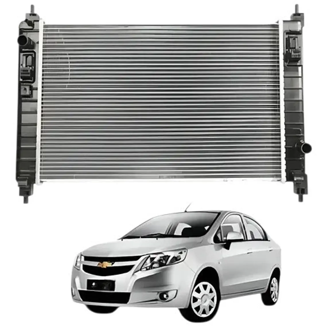Radiador Motor Mecanico Compatible Chevrolet Sail 2011-2017 1