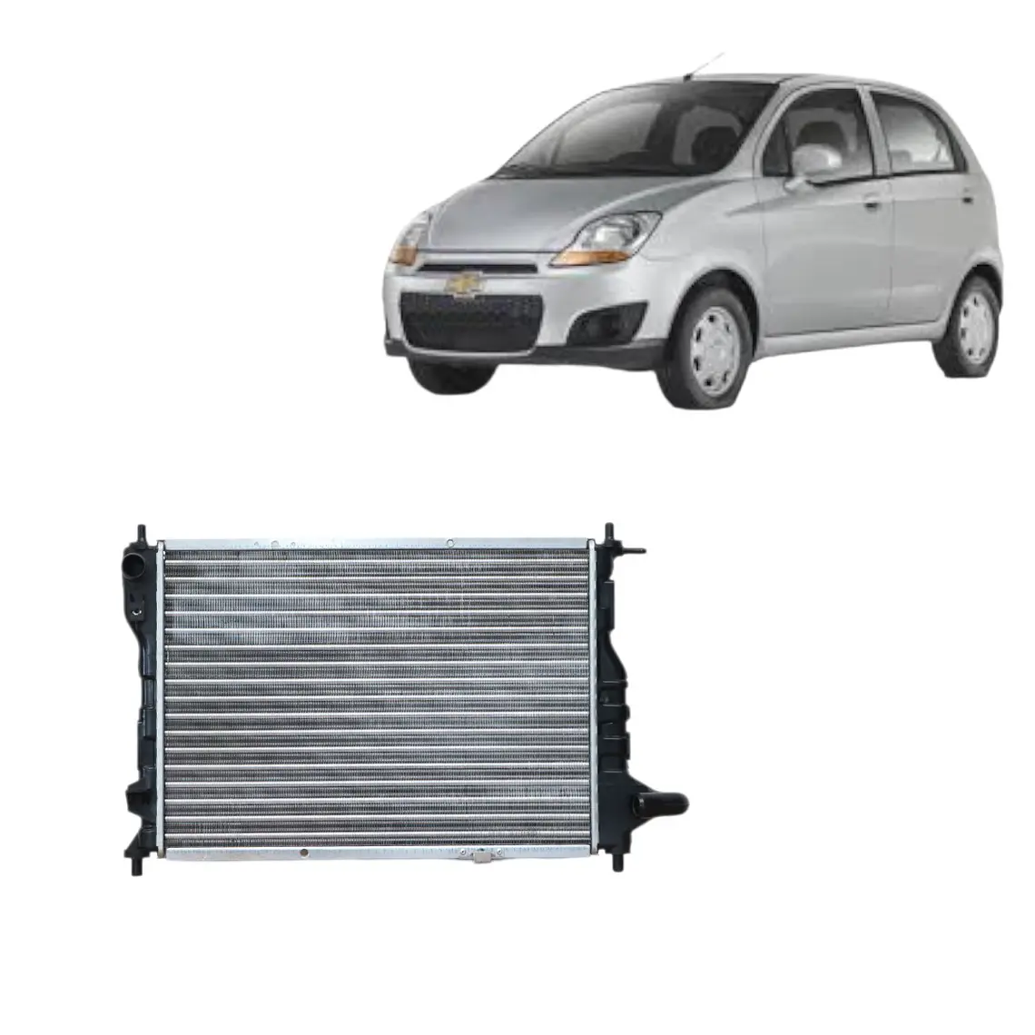 Radiador Motor Mec Compatible Chevr Spark 0.8-1.0 2006-2016 1