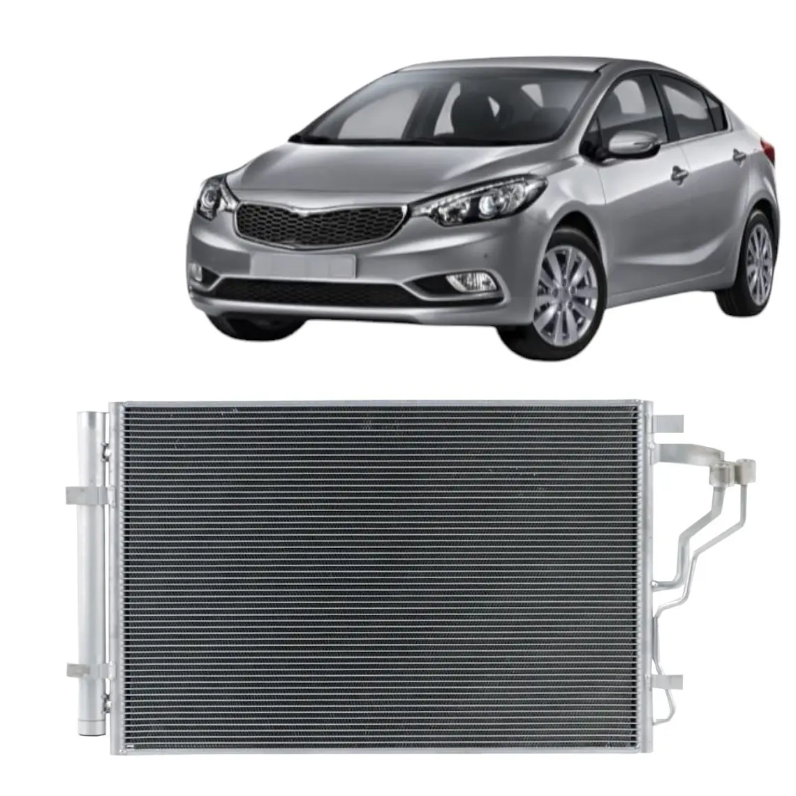 Condensador Aire A/c Compatible Kia Cerato 2013-2018 1