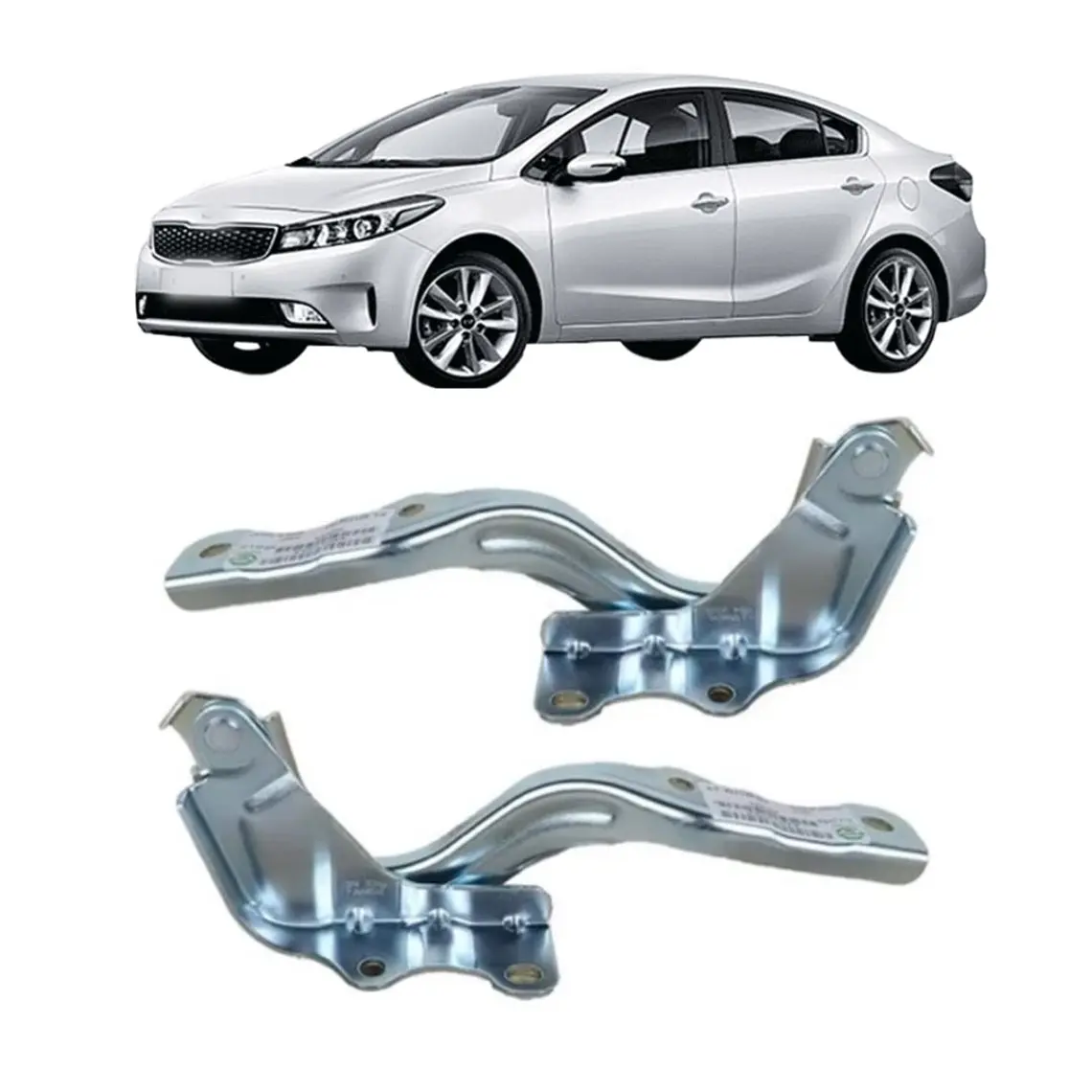 Par Bisagras Capot Compatible Kia Cerato 2013-2018 2