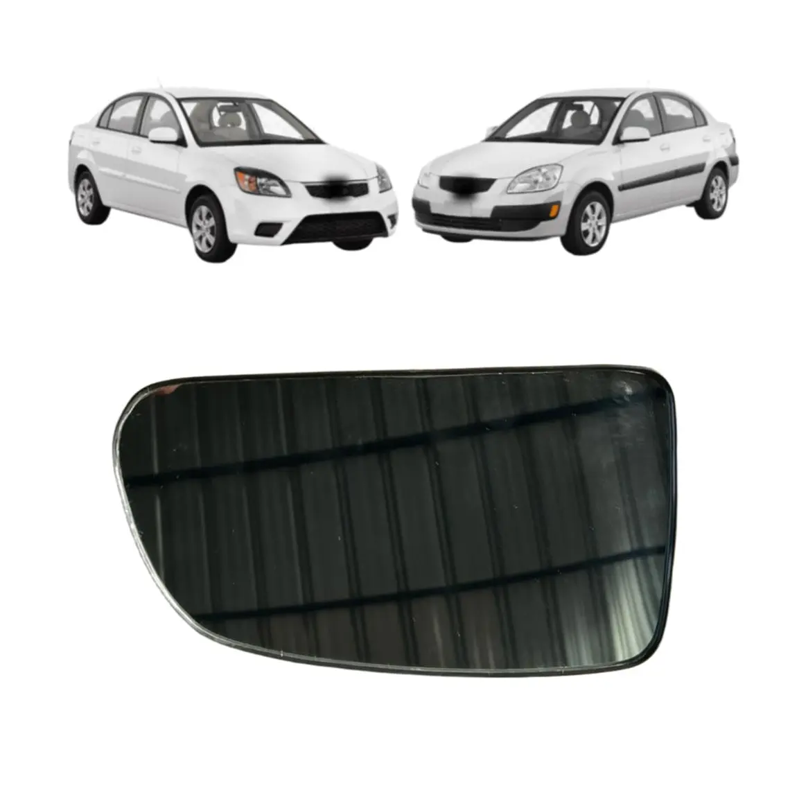 Luneta Espejo Izquierda Compatible Kia Rio Jb 2006-2011 1