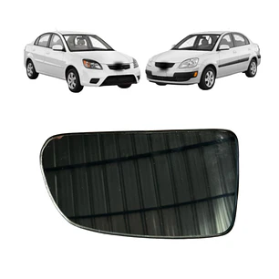 Luneta Espejo Izquierda Compatible Kia Rio Jb 2006-2011