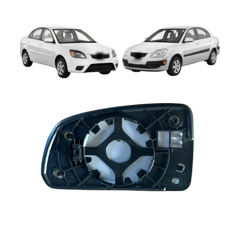 Luneta Espejo Izquierda Compatible Kia Rio Jb 2006-2011 3