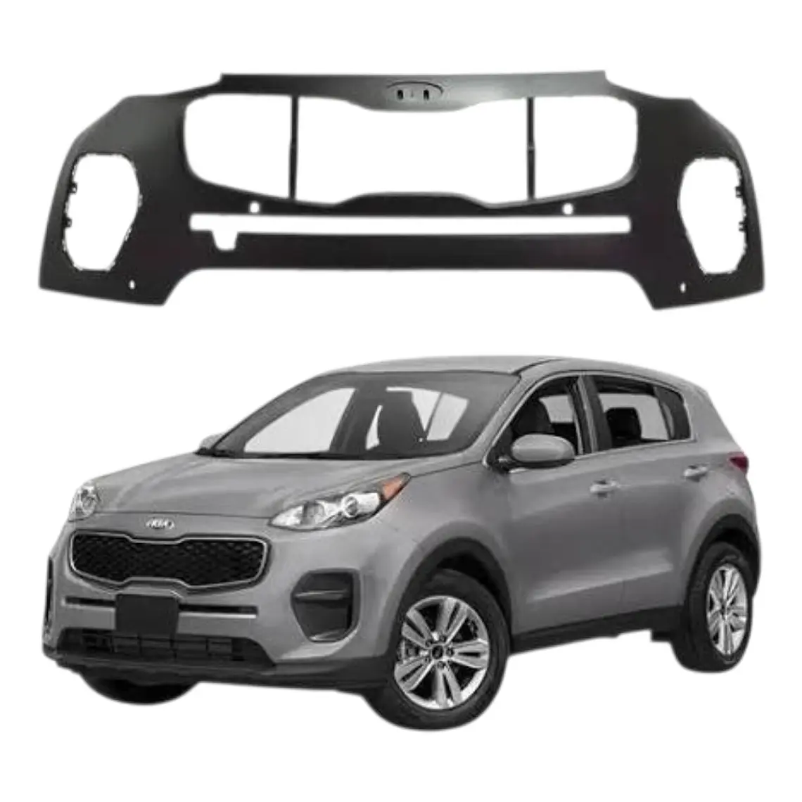 Parachoque Delantero Compatible Kia Sportage 2016-2017 3