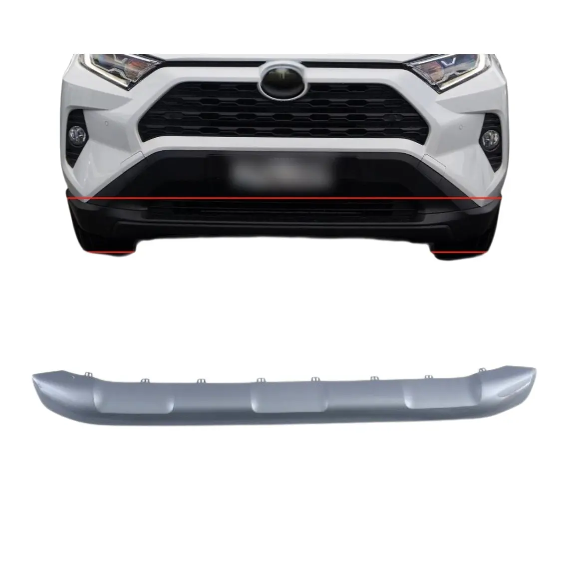 Parachoque Infe+rejilla+t.remolque Compatible Toyo Rav 19-25 4