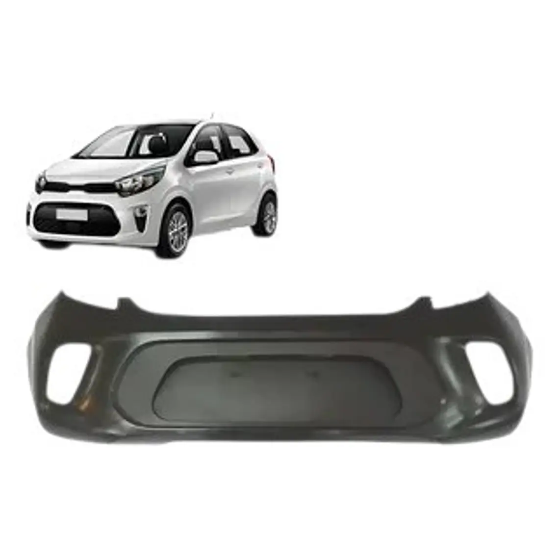 Parachoque Trasero Compatible Kia Morning 2018-2023 1