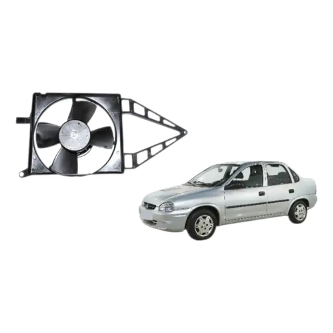 Electroventilador Compatible Chevro Corsa 1.4 1.6  1994-2012 2