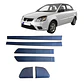 Set Moldura Puertas Compatible Kia Rio Jb 2006-2009 - Miniatura 1